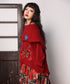Embroidered Flower Off-Shoulder Knit